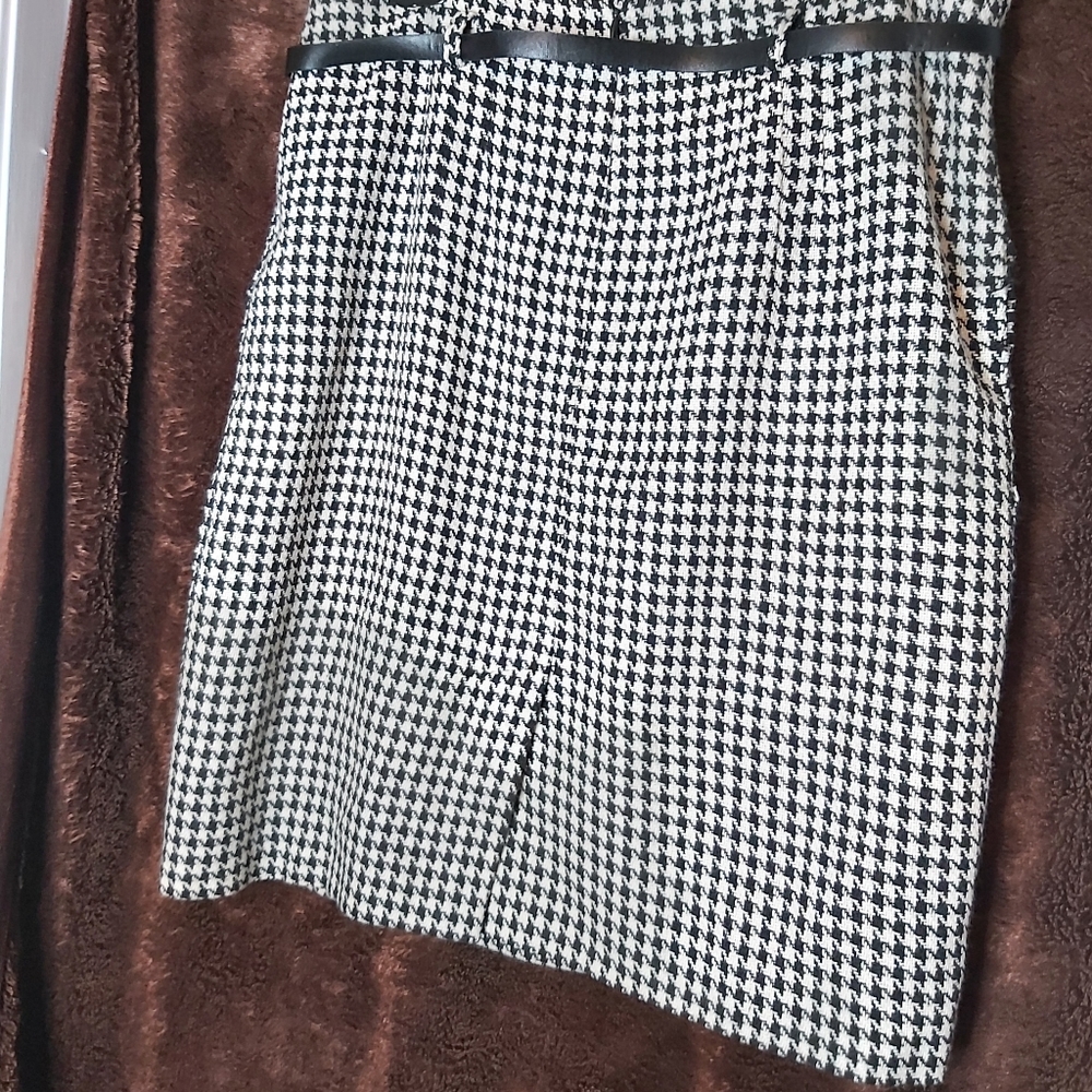 Pencil skirt- belted waist - lined - Picture 9 of 14